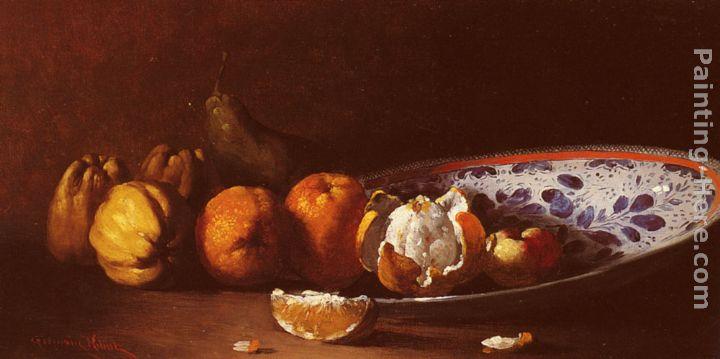 Germain Theodure Clement Ribot Nature Morte Aux Fruits